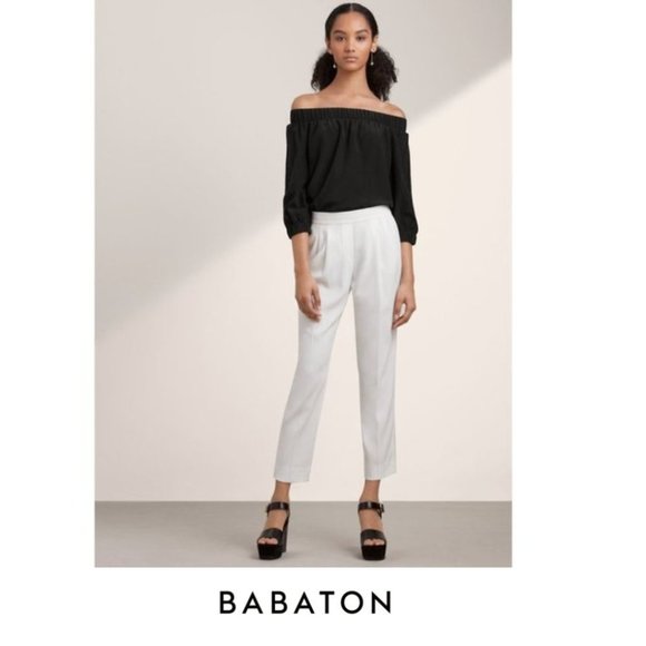 Aritzia Tops - Aritzia Babaton | Phineas silk off shoulder blouse